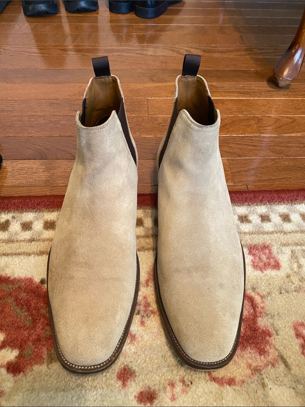 Aldo Men's Suede Chukka Boots in Light Beige